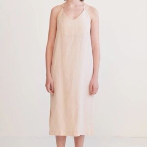 Andrea & Joen Light pink soft linen shift dress